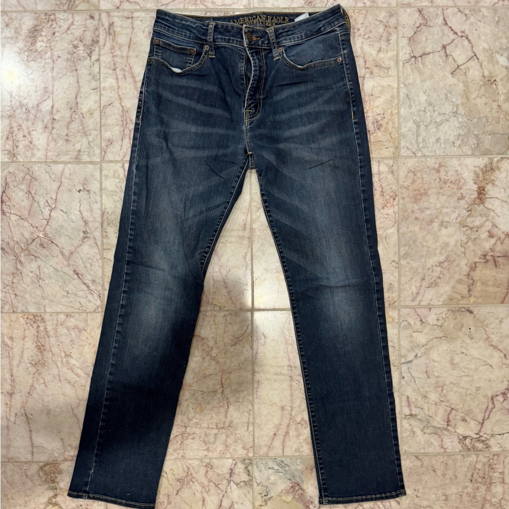 American Eagle Outfitters Dark Wash Straight Jeans